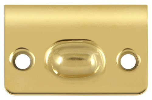 Deltana - Strike Plate for Ball Catch and Roller Catch - Lifetime Brass