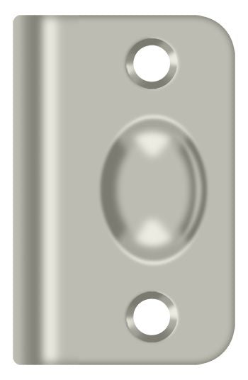 Deltana - Strike Plate for Ball Catch and Roller Catch - Satin Nickel