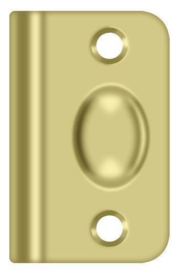 Deltana - Strike Plate for Ball Catch and Roller Catch - Bright Brass