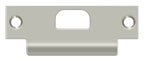 Deltana - T- Strike; 4 7/8" x 1-1/4"; with Hole - Satin Nickel