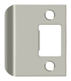 Deltana - Extended Lip Strike Plate; 2" Overall - Satin Nickel