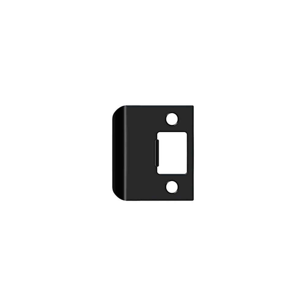 Deltana - Extended Lip Strike Plate; 2" Overall - Black