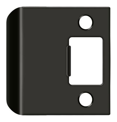 Deltana - Extended Lip Strike Plate; 2-1/4" Overall - Oil Rubbed Bronze