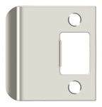 Deltana - Extended Lip Strike Plate; 2-1/4" Overall - Bright Nickel