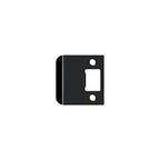 Deltana - Extended Lip Strike Plate; 2-1/4" Overall - Black