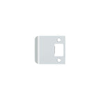 Deltana - Extended Lip Strike Plate; 2-1/2" Overall - Bright Chrome