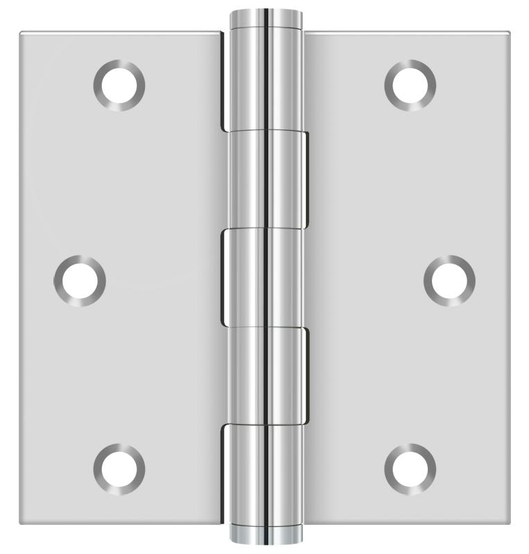 Deltana - 3" x 3" Square Hinge (Stainless Steel) - Bright Stainless Steel
