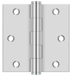 Deltana - 3" x 3" Square Hinge (Stainless Steel) - Bright Stainless Steel