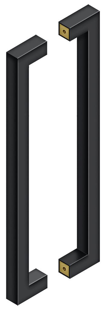 Deltana - 18" Back to Back Contemporary Pull - Black