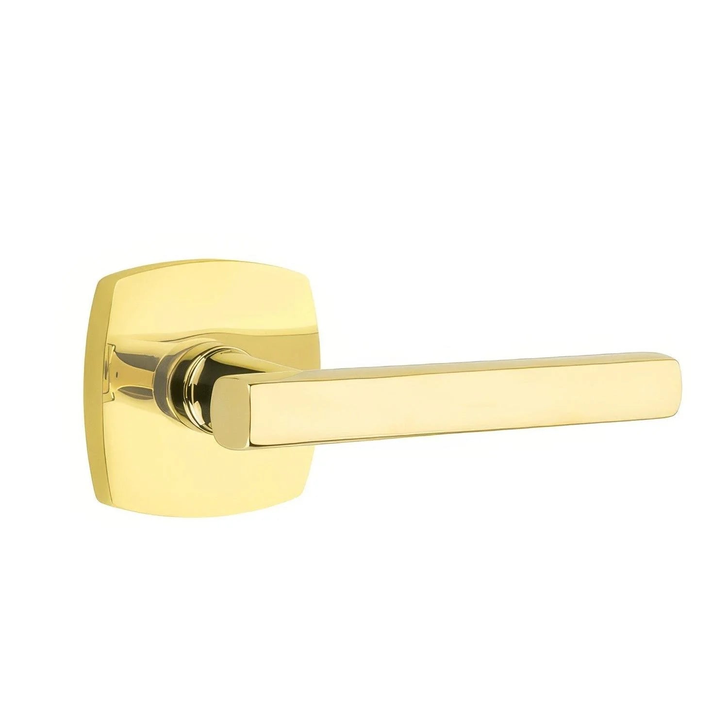 Emtek 5316FRLUS Freestone Lever  2-3/8" Backset Passage with Urban Modern Rose for 1-1/4" to 2" Door Finish