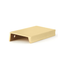 Schaub 10010-SB 3" Center to Center Sabre Edge Pull Satin Brass Finish