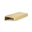 Schaub 10012-SB 5" Center to Center Sabre Edge Pull Satin Brass Finish