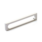 Schaub 10034 - 8-3/8" Cafe Modern Oval Slot Cabinet Pull with 8" Center to Center