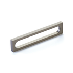 Schaub 10034 - 8-3/8" Cafe Modern Oval Slot Cabinet Pull with 8" Center to Center