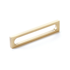 Schaub 10034 - 8-3/8" Cafe Modern Oval Slot Cabinet Pull with 8" Center to Center