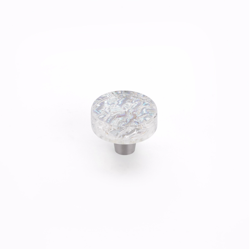 Schaub 31 - 1-1/2" Round Glass Ice Cabinet Knob Secondary image