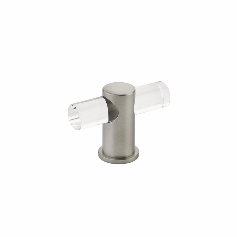 Schaub 401 - Lumiere Cabinet T Knob with Acrylic