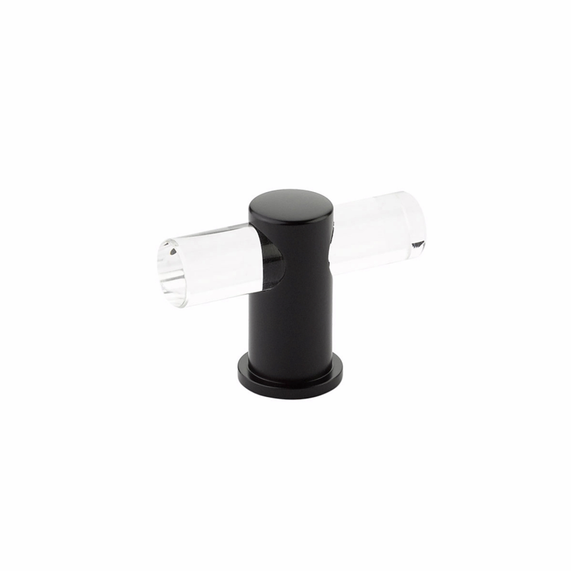Schaub 401 - Lumiere Cabinet T Knob with Acrylic
