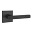 Emtek 5210FRLUS Freestone Lever  2-3/8" Backset Privacy with Square Rose for 1-1/4" to 2" Door