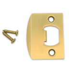 Emtek 86084US Square Corner Full Lip Strike for Passage, Privacy or Key-In Sets