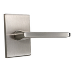 Emtek 5112HLOUS Helios Lever  2-3/8" Backset Passage with Modern Rectangular Rose for 1-1/4" to 2" Door