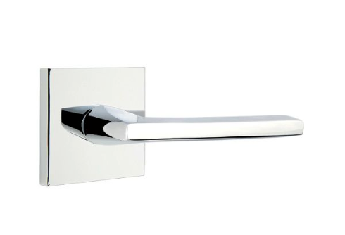 Emtek - Helios Lever 2-3/8" Backset Privacy with Square Rose for 1-1/4" to 2" Door Secondary image