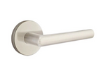 Emtek 5209STUUS Stuttgart Lever 2-3/8" Backset Privacy with Disk Rose for 1-1/4" to 2" Door