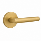 Emtek 5209STUUS Stuttgart Lever 2-3/8" Backset Privacy with Disk Rose for 1-1/4" to 2" Door