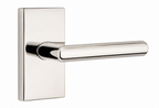 Emtek 5212STUUS Stuttgart Lever 2-3/8" Backset Privacy with Modern Rectangular Rose for 1-1/4" to 2" Door