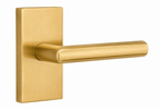 Emtek 5212STUUS Stuttgart Lever 2-3/8" Backset Privacy with Modern Rectangular Rose for 1-1/4" to 2" Door