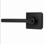 Emtek 5122HLOUS Helios Lever  2-3/8" and 2-3/4" Backset Keyed Entry with Square Rose for 1-3/8" to 2-1/16" Door
