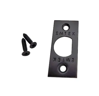 Emtek 83230US Square Corner Faceplate and Screws for Passage or Privacy Latch