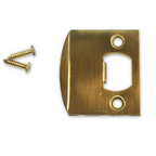 Emtek 86086US Square Corner Extended Lip Strike for Passage, Privacy or Key-In Sets