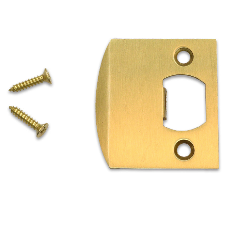 Emtek 86086US Square Corner Extended Lip Strike for Passage, Privacy or Key-In Sets