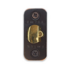 Emtek LC4-DLB2375-US Key in Lever or Knob 2-3/8" Backset Square Corner Deadlatch