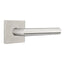 Emtek CS10003STTSS Stuttgart Lever 2-3/8" Backset Passage with Square Rose with CF Mechanism for 1-3/8" to 1-3/4" Door Stainless Steel Finish