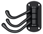 Deltana - Triple Swivel Hook; Heavy Duty; 4" Projection - Black