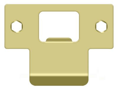 Deltana - Extended T-Strike (2-3/4" x 2" ) - Bright Brass