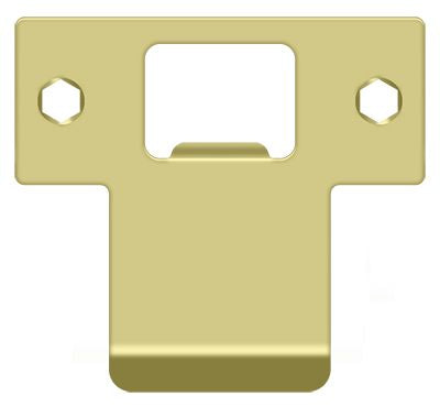 Deltana - Extended T-Strike (2-3/4" x 2-1/2" ) - Bright Brass