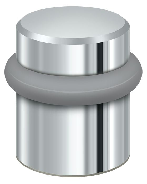 Deltana - Round Universal Floor Bumper 1-1/2" - Bright Chrome