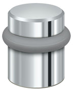 Deltana - Round Universal Floor Bumper 1-1/2" - Bright Chrome