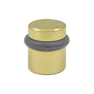 Deltana - Round Universal Floor Bumper 1-1/2" - Unlacquered Bright Brass