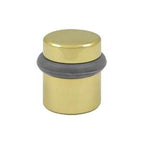 Deltana - Round Universal Floor Bumper 1-1/2" - Unlacquered Bright Brass