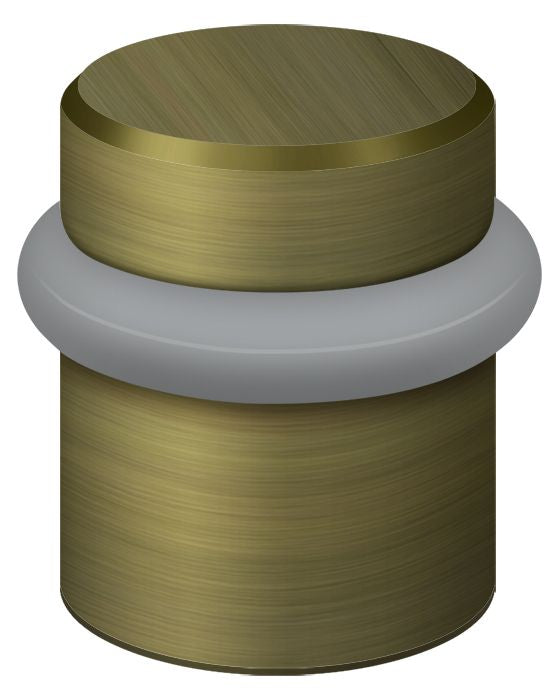 Deltana - Round Universal Floor Bumper 1-1/2" - Antique Brass