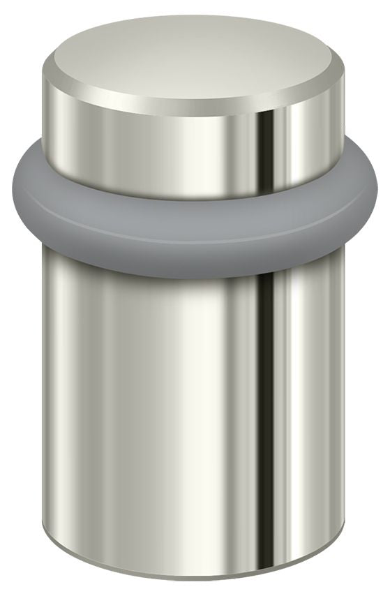 Deltana - Round Universal Floor Bumper 2" - Bright Nickel
