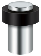 Deltana - 3" Round Universal Floor Bumper - Bright Chrome