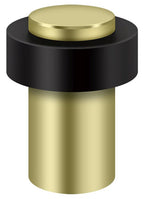 Deltana - 3" Round Universal Floor Bumper - Unlacquered Bright Brass