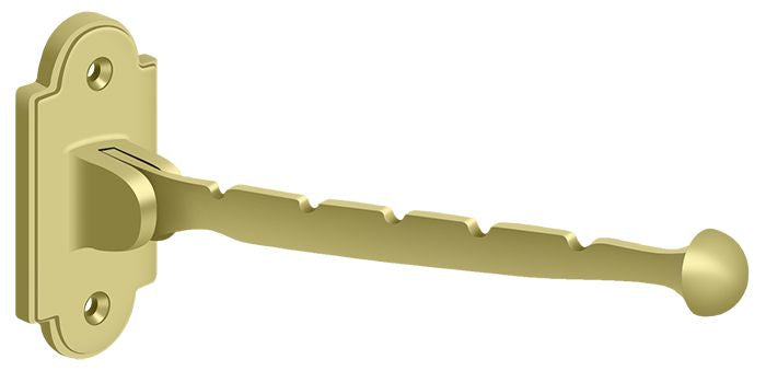 Deltana - Valet Hook; 7" Projection - Bright Brass