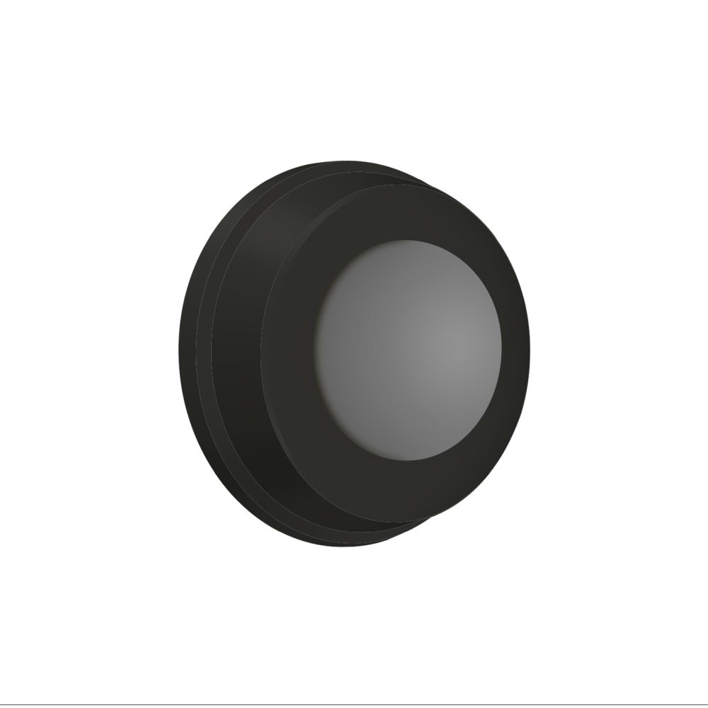 Deltana - Flush Bumper 1" Diameter - Black