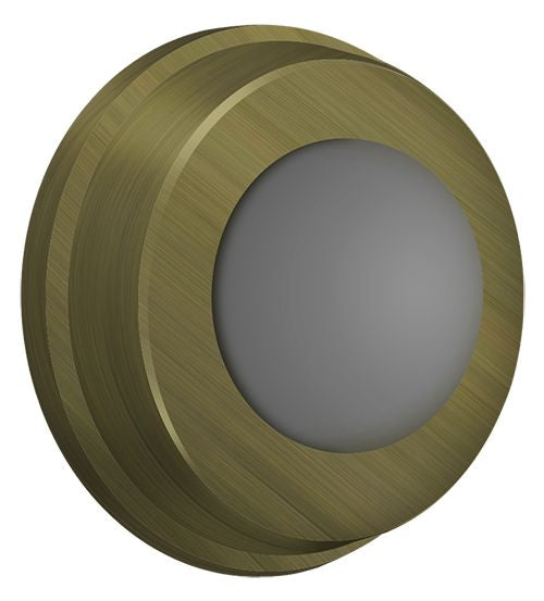 Deltana WB100U5 Flush Bumper 1" Diameter; Antique Brass Finish Main image